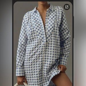 Anthropologie Maeve Shirt Dress XS NWT